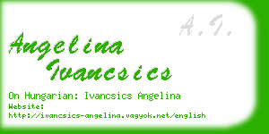 angelina ivancsics business card